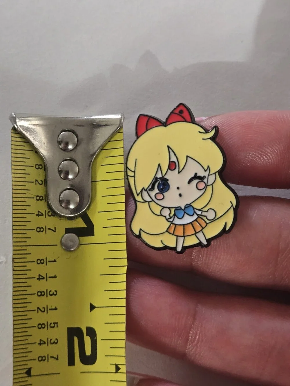 Sailor Venus Enamel Pin - Yellow, Orange, Blue